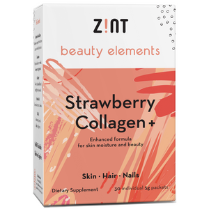 Zint, Sweet Collagen +, Strawberry, 30 Packets