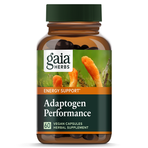 gaia herbs energy support* adaptogen performance 60 vegan capsules herbal supplement