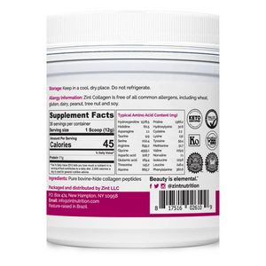 Zint, Pure Collagen Powder Tub